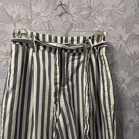 Zara Trafaluc Ultralight Wide Leg high waist Cropped Pants M - Picture 6 of 10